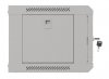Lanberg Szafa instalacyjna rack wisząca 19 4U 540x350 szara drzwi przeszklone (flat pack)